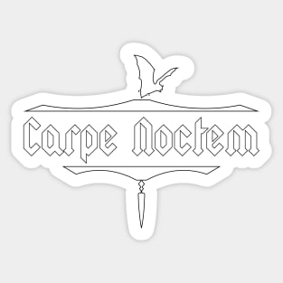 Carpe Noctem - Seize the Night Sticker